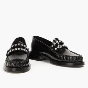 Max strass-embellished loafers